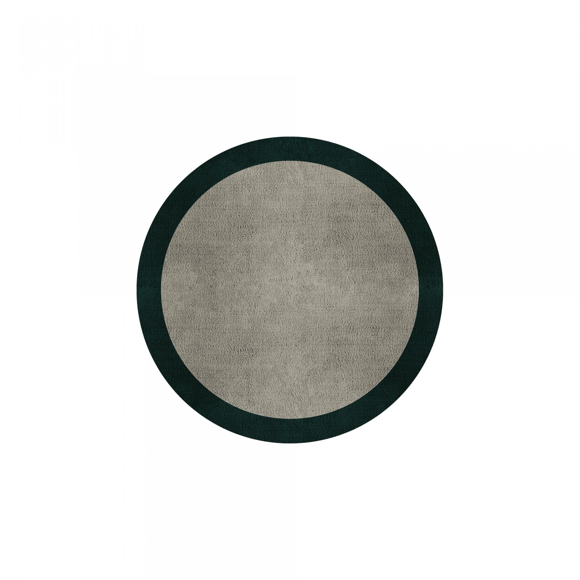 BORDER ATELIER PALE STONE ROUND AREA RUG