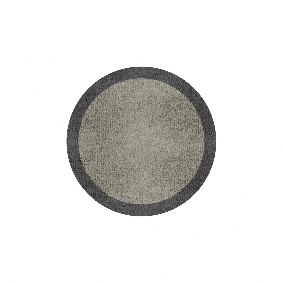 BORDER ATELIER PALE STONE ROUND AREA RUG BORDER ATELIER PALE STONE ROUND AREA RUG