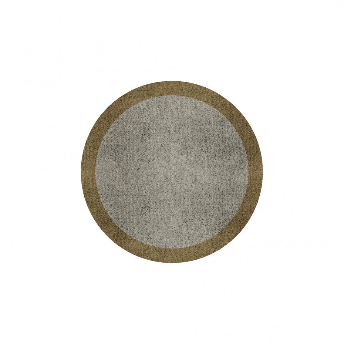 BORDER ATELIER PALE STONE ROUND AREA RUG