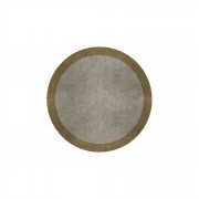 BORDER ATELIER PALE STONE ROUND AREA RUG