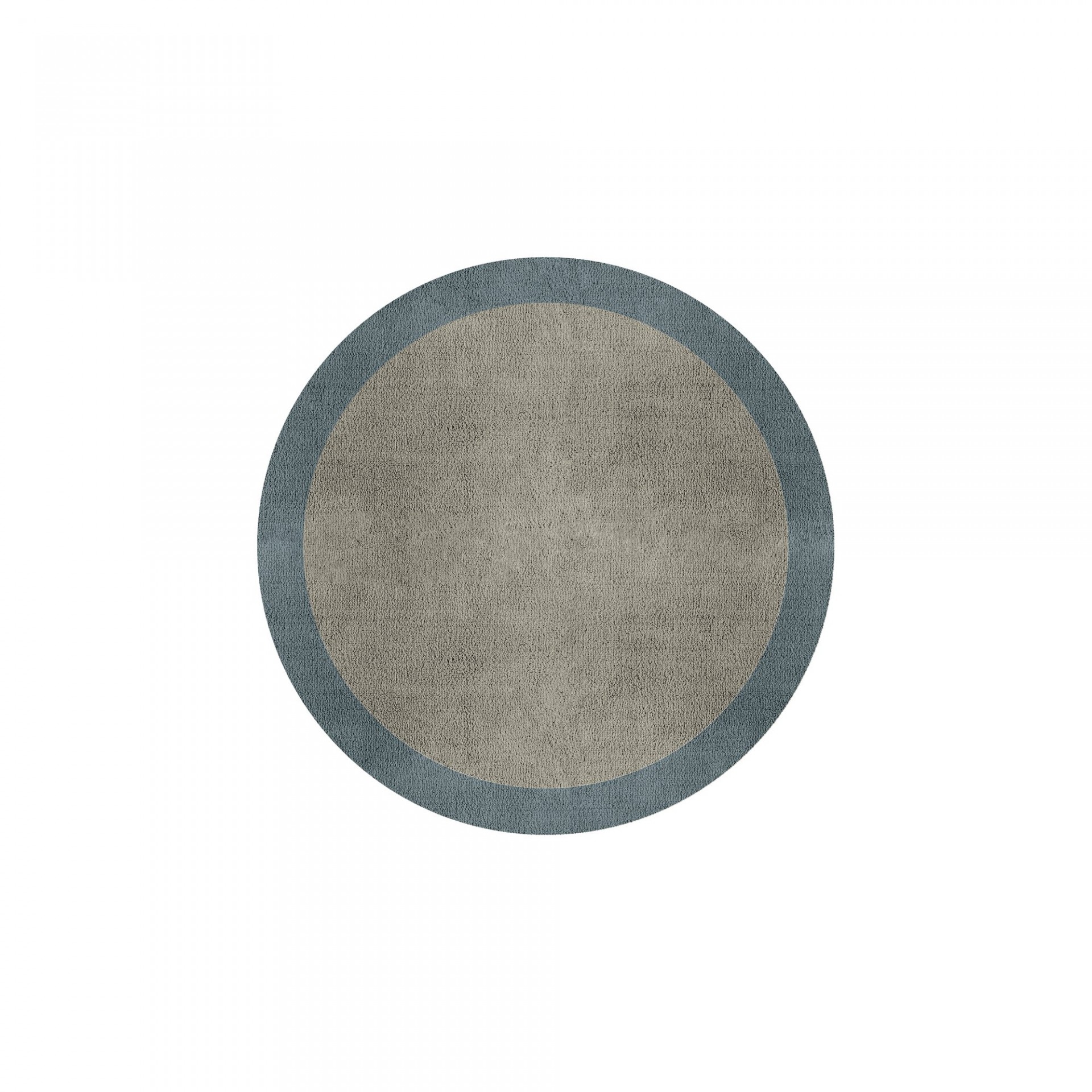 BORDER ATELIER PALE STONE ROUND AREA RUG