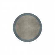 BORDER ATELIER PALE STONE ROUND AREA RUG