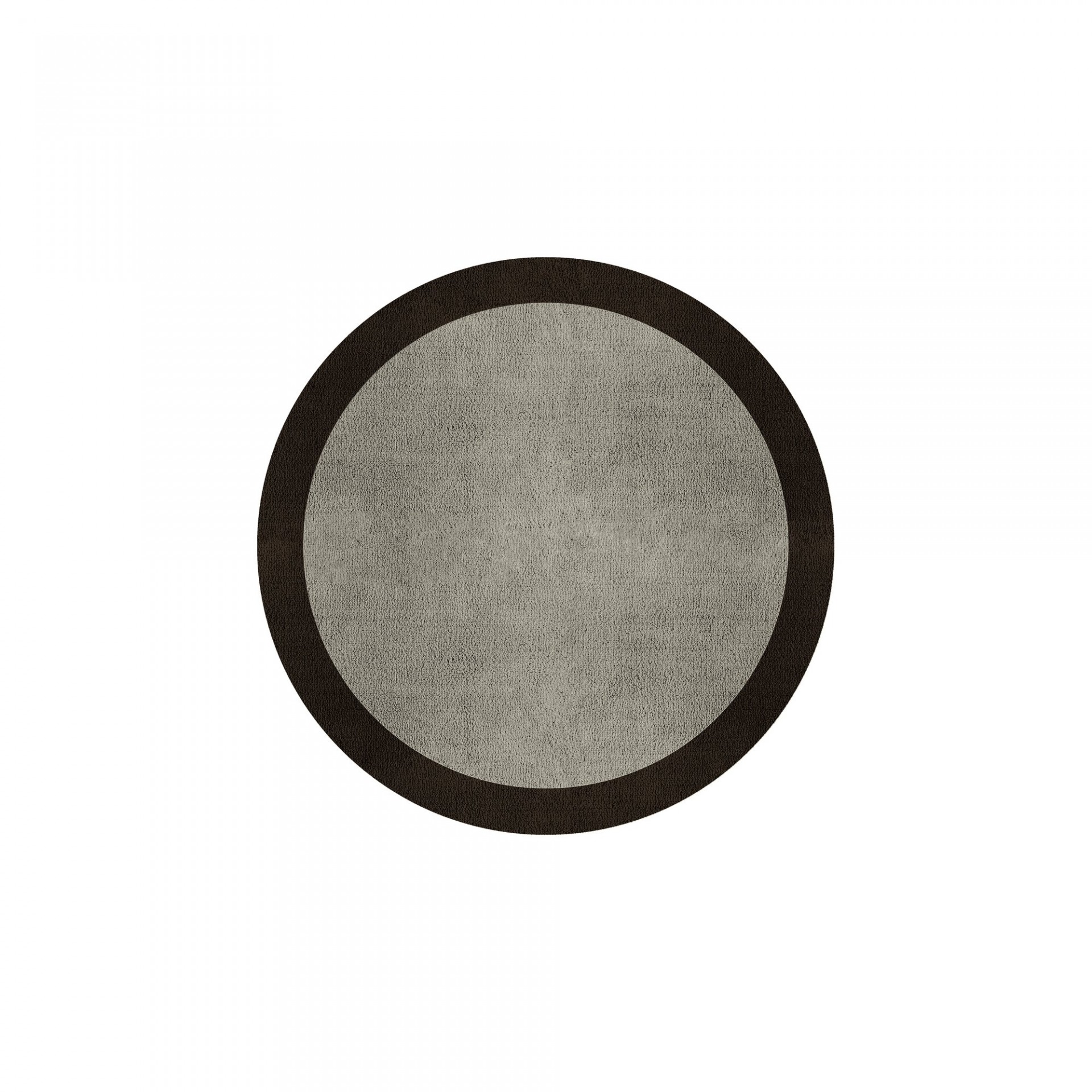 BORDER ATELIER PALE STONE ROUND AREA RUG