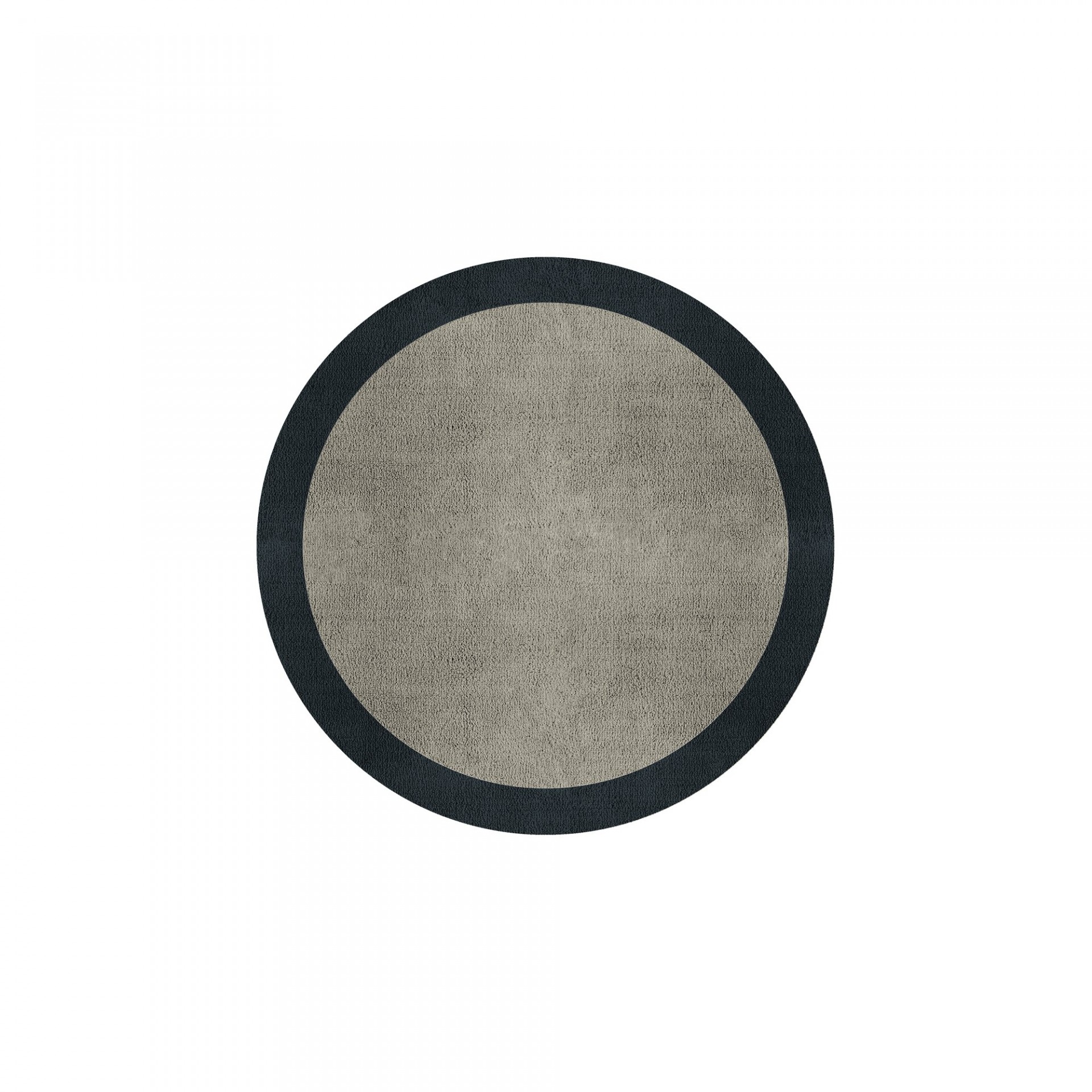 BORDER ATELIER PALE STONE ROUND AREA RUG