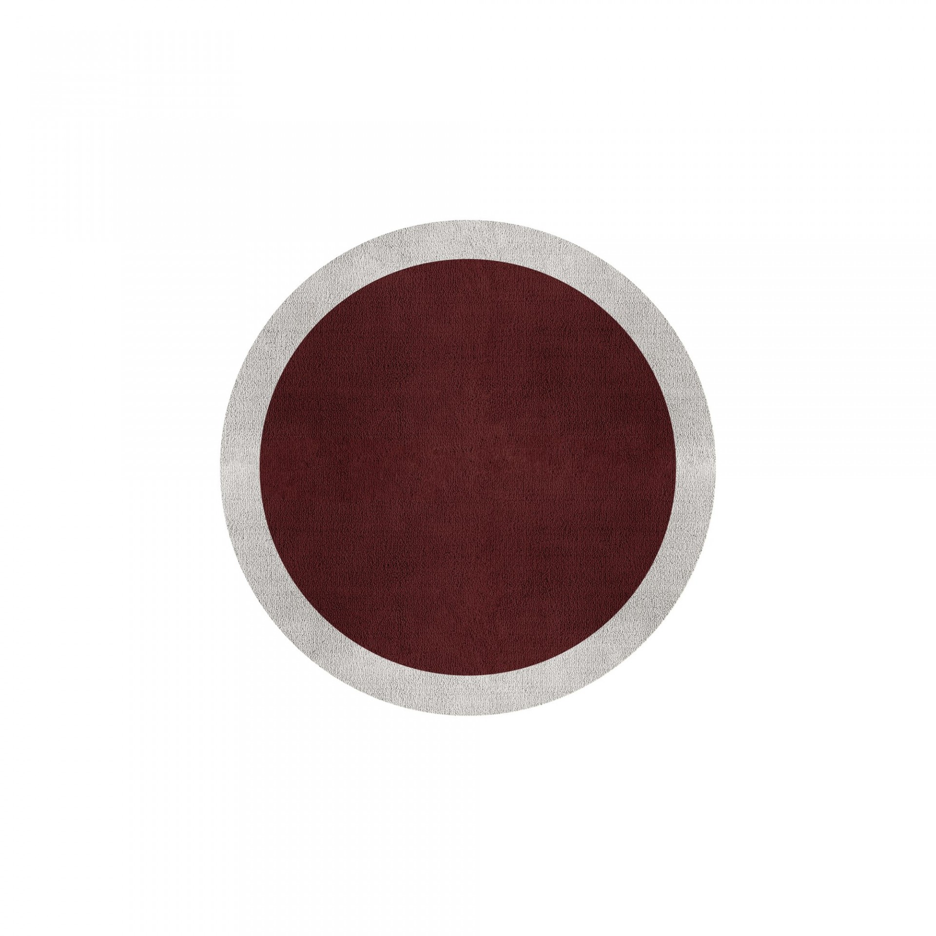 BORDER ATELIER BORDEAUX ROUND AREA RUG