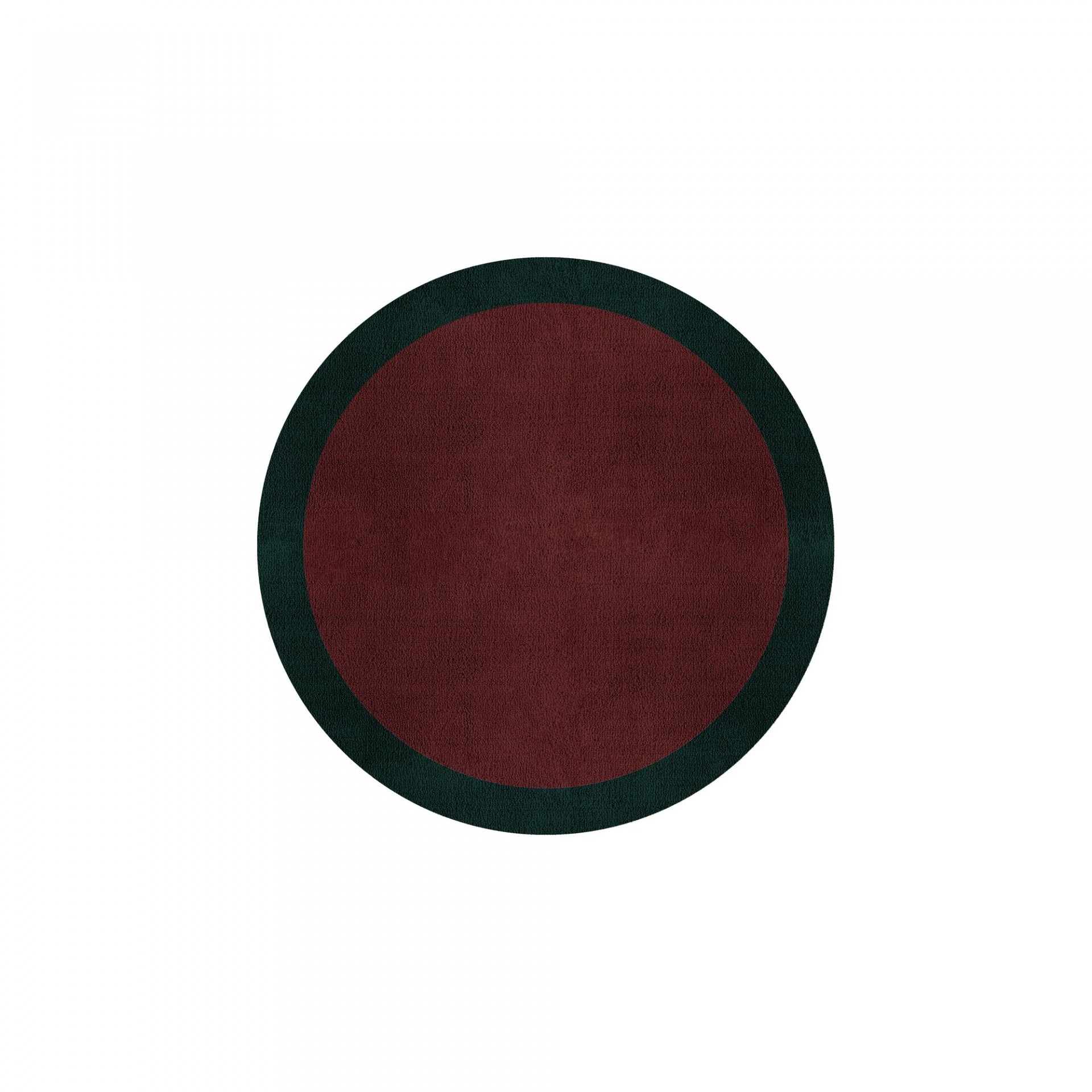 BORDER ATELIER BORDEAUX ALFOMBRA REDONDA