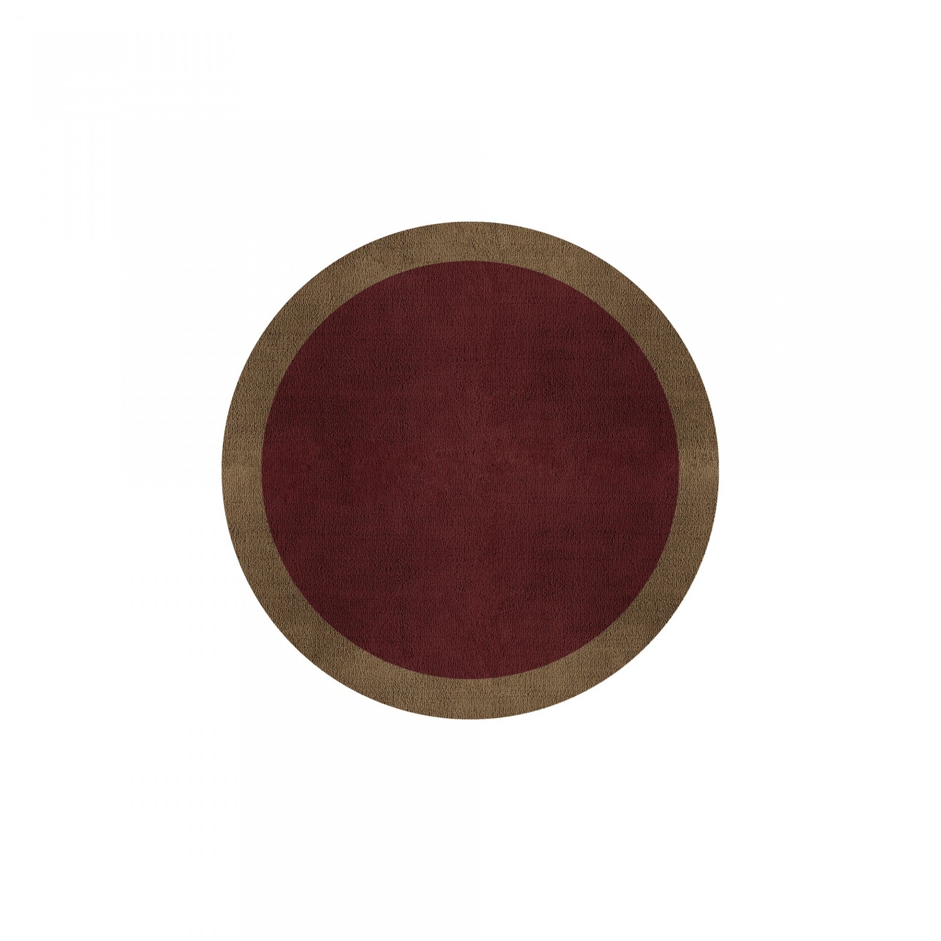 BORDER ATELIER BORDEAUX ROUND AREA RUG