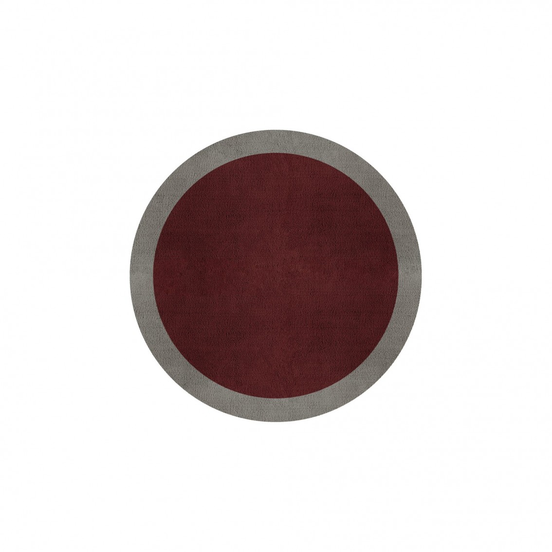 BORDER ATELIER BORDEAUX ALFOMBRA REDONDA