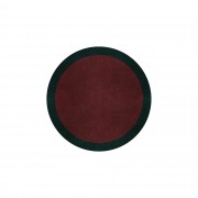BORDER ATELIER BORDEAUX ROUND AREA RUG BORDER ATELIER BORDEAUX ROUND AREA RUG