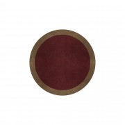 BORDER ATELIER BORDEAUX ROUND AREA RUG BORDER ATELIER BORDEAUX ROUND AREA RUG