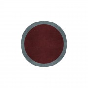 BORDER ATELIER BORDEAUX ROUND AREA RUG BORDER ATELIER BORDEAUX ROUND AREA RUG