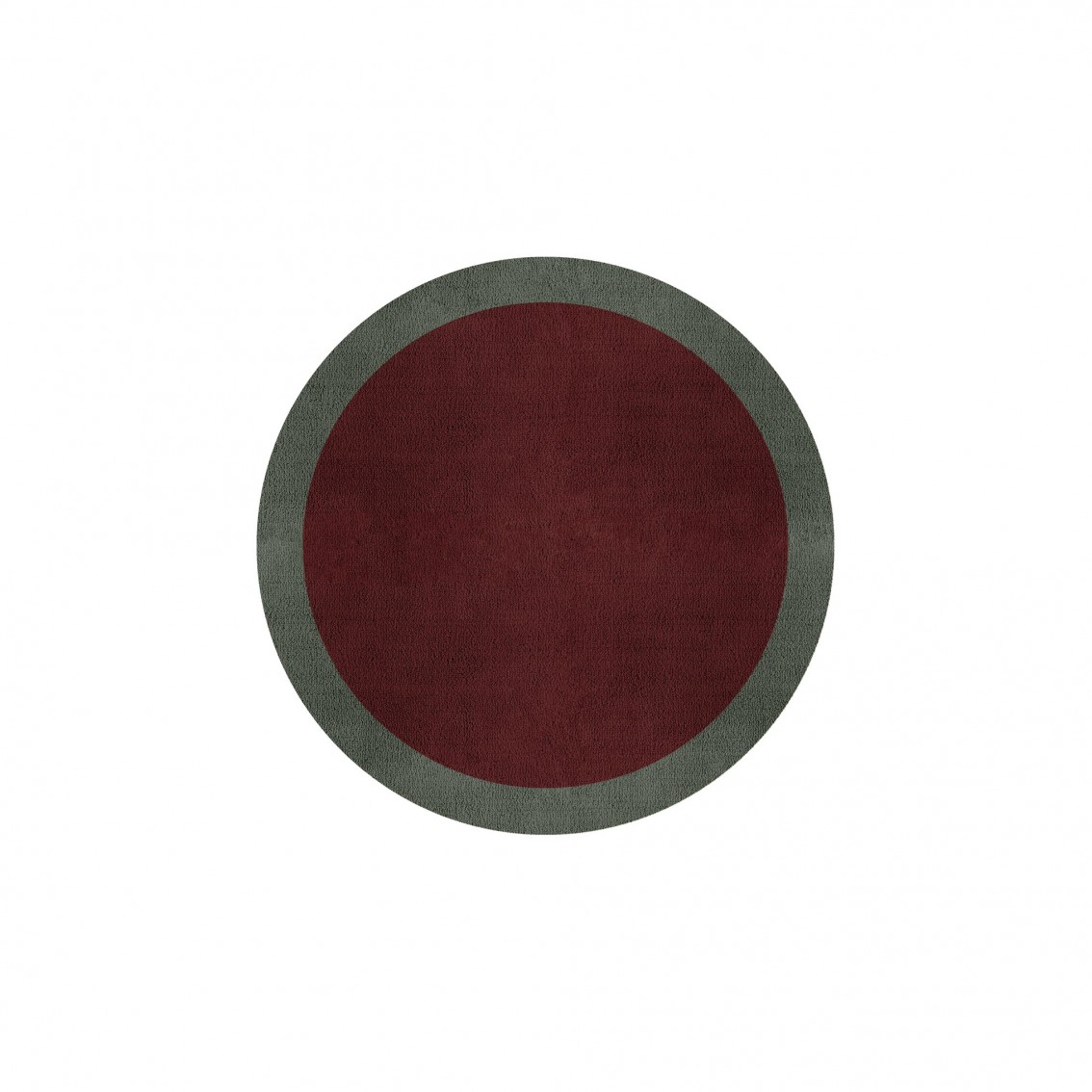 BORDER ATELIER BORDEAUX ALFOMBRA REDONDA
