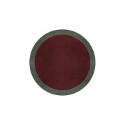 BORDER ATELIER BORDEAUX ROUND AREA RUG BORDER ATELIER BORDEAUX ROUND AREA RUG