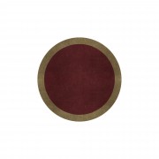 BORDER ATELIER BORDEAUX ROUND AREA RUG BORDER ATELIER BORDEAUX ROUND AREA RUG