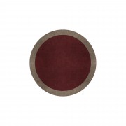 BORDER ATELIER BORDEAUX ROUND AREA RUG BORDER ATELIER BORDEAUX ROUND AREA RUG