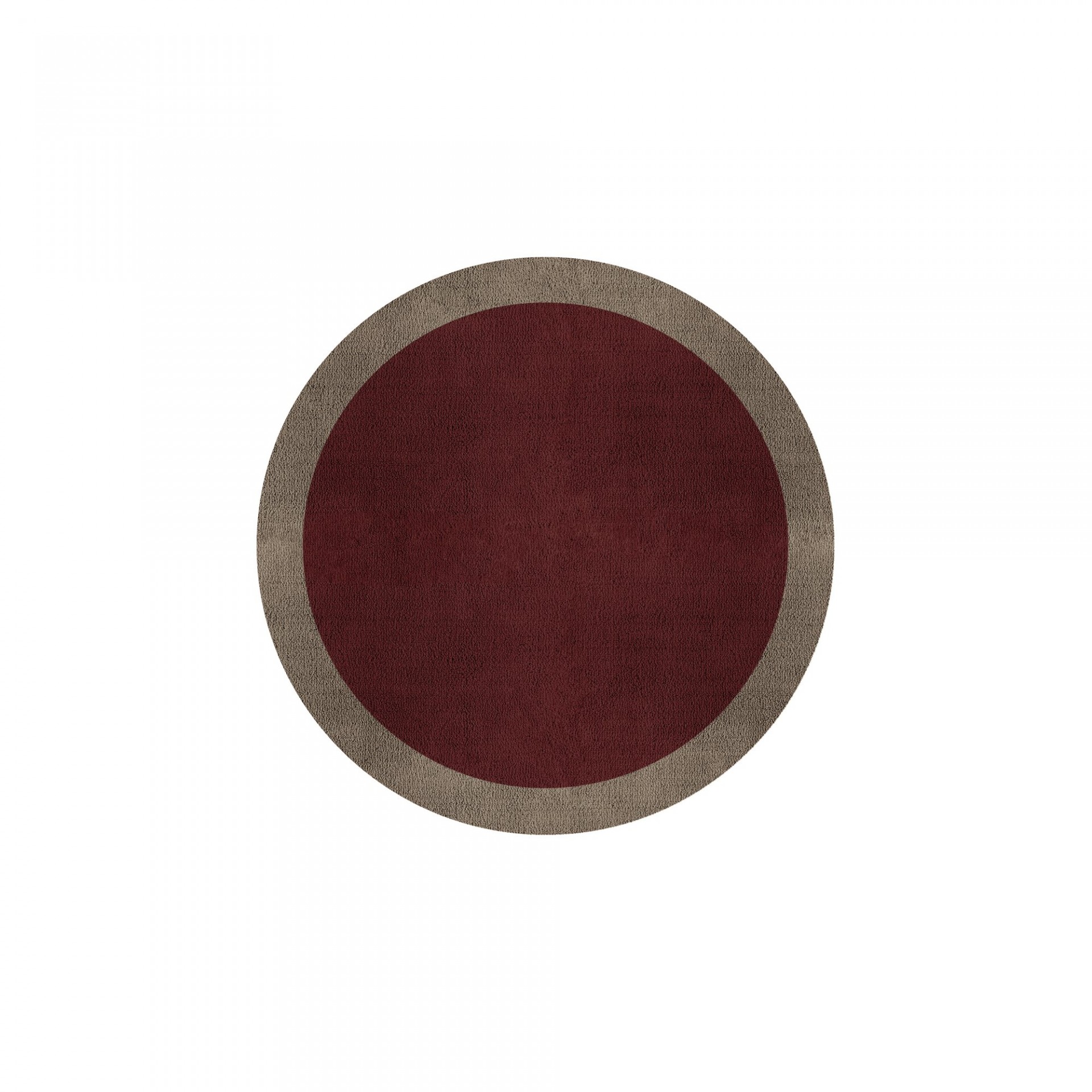 BORDER ATELIER BORDEAUX ROUND AREA RUG