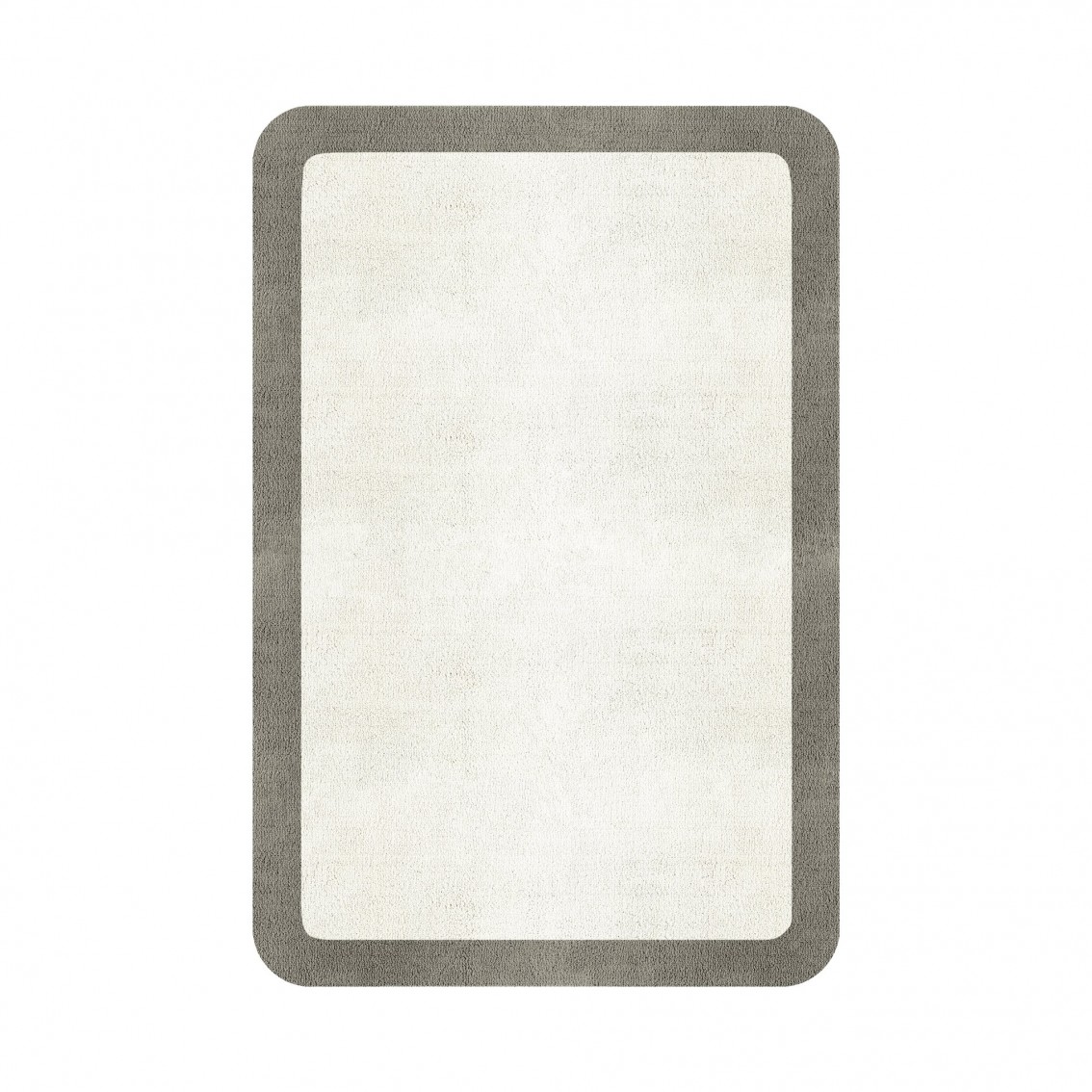 BORDER ATELIER SNOW ROUNDED EDGE AREA RUG