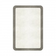 BORDER ATELIER SNOW ROUNDED EDGE AREA RUG