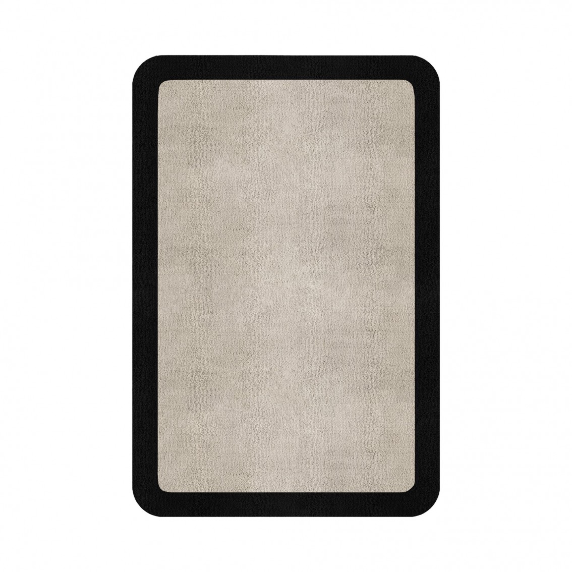 BORDER ATELIER FOG ROUNDED EDGE AREA RUG