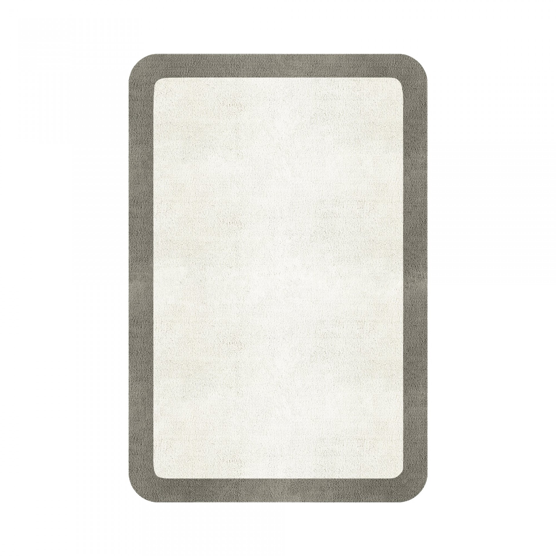 BORDER ATELIER SNOW ROUNDED EDGE AREA RUG