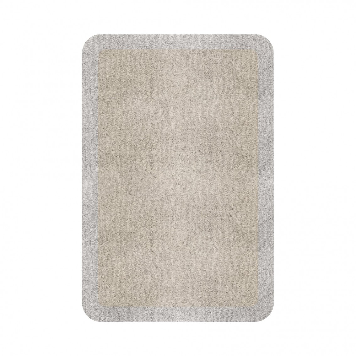 BORDER ATELIER FOG ROUNDED EDGE AREA RUG BORDER ATELIER FOG ROUNDED EDGE AREA RUG