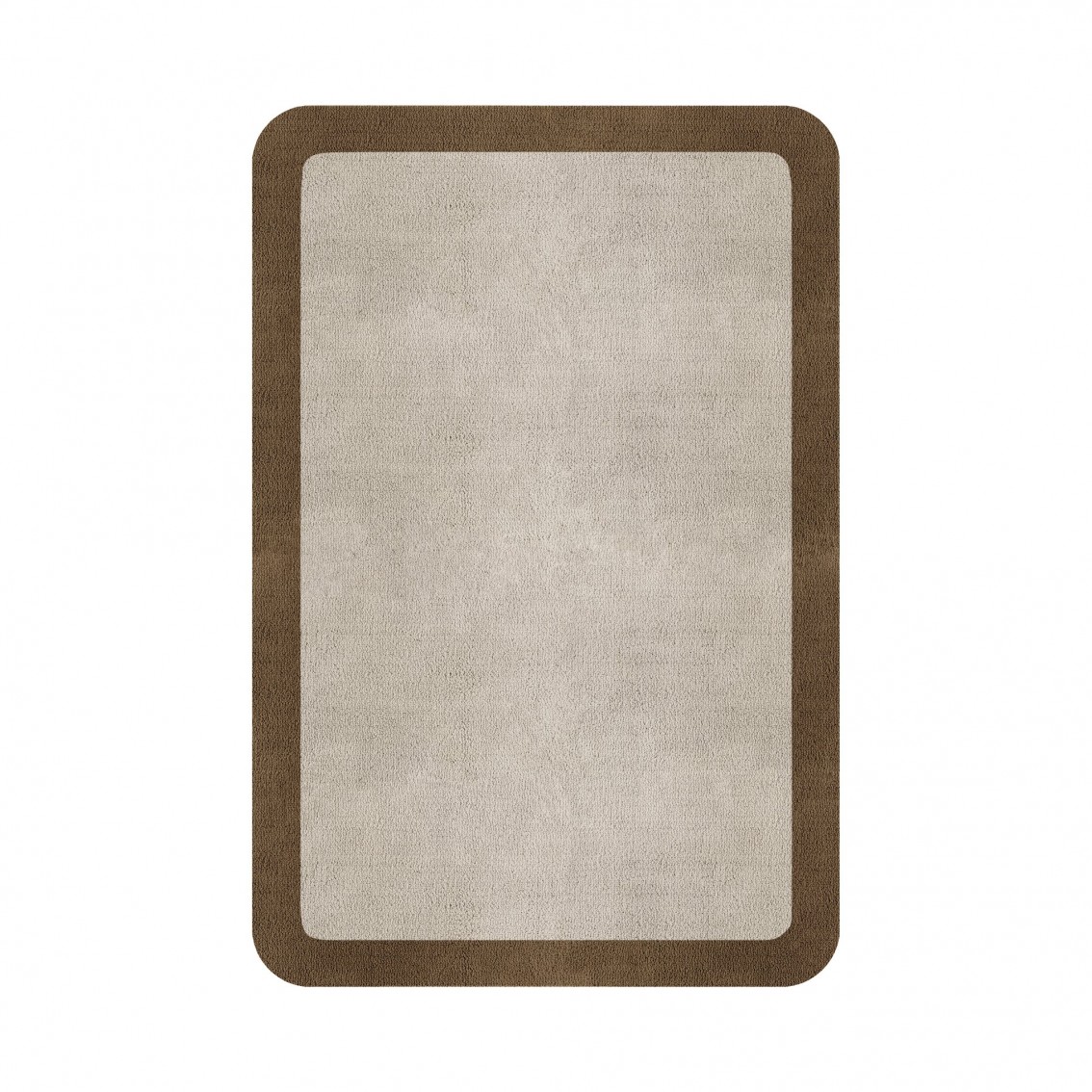 BORDER ATELIER FOG ROUNDED EDGE AREA RUG
