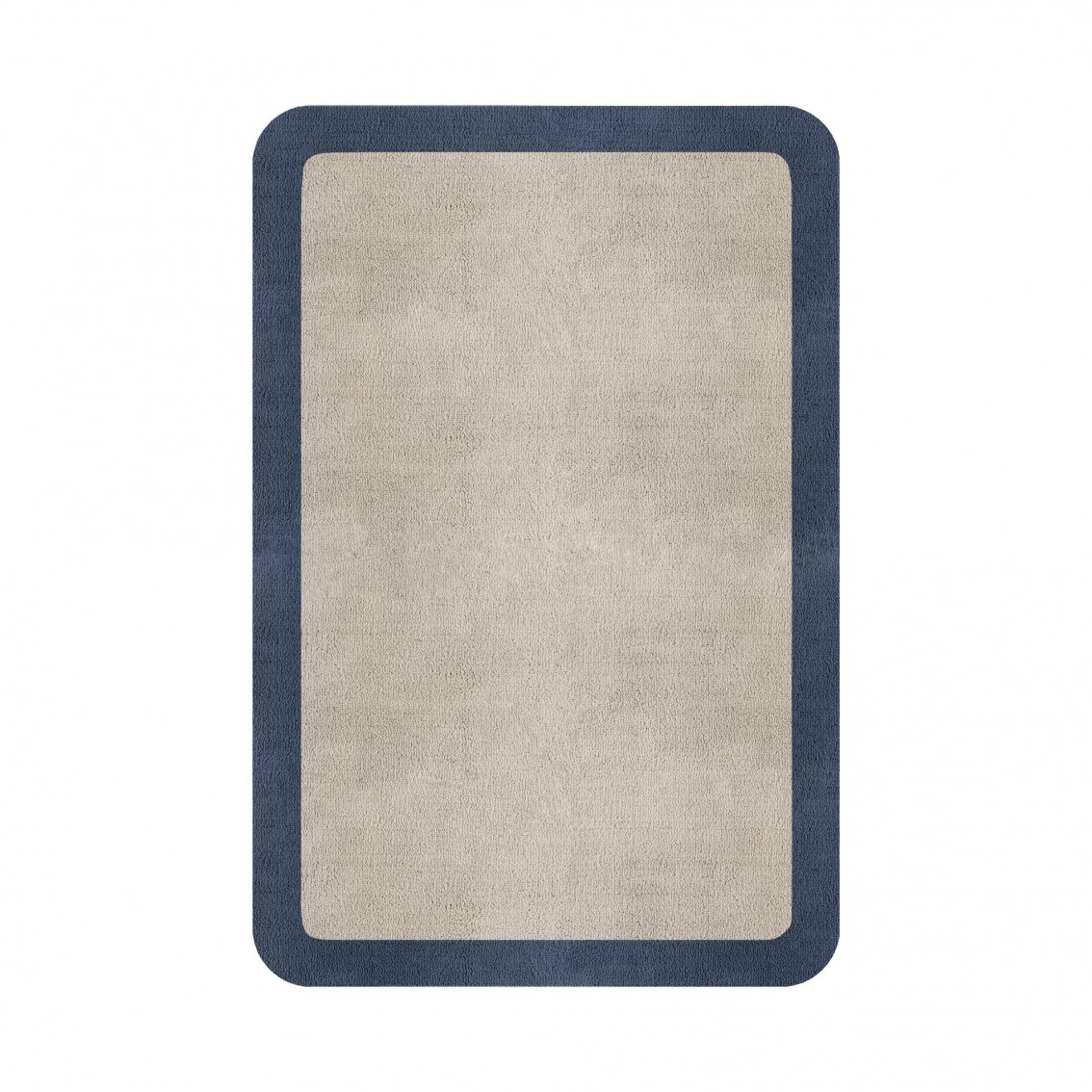 BORDER ATELIER FOG ROUNDED EDGE AREA RUG BORDER ATELIER FOG ROUNDED EDGE AREA RUG