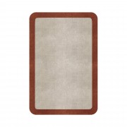 BORDER ATELIER FOG ROUNDED EDGE AREA RUG BORDER ATELIER FOG ROUNDED EDGE AREA RUG