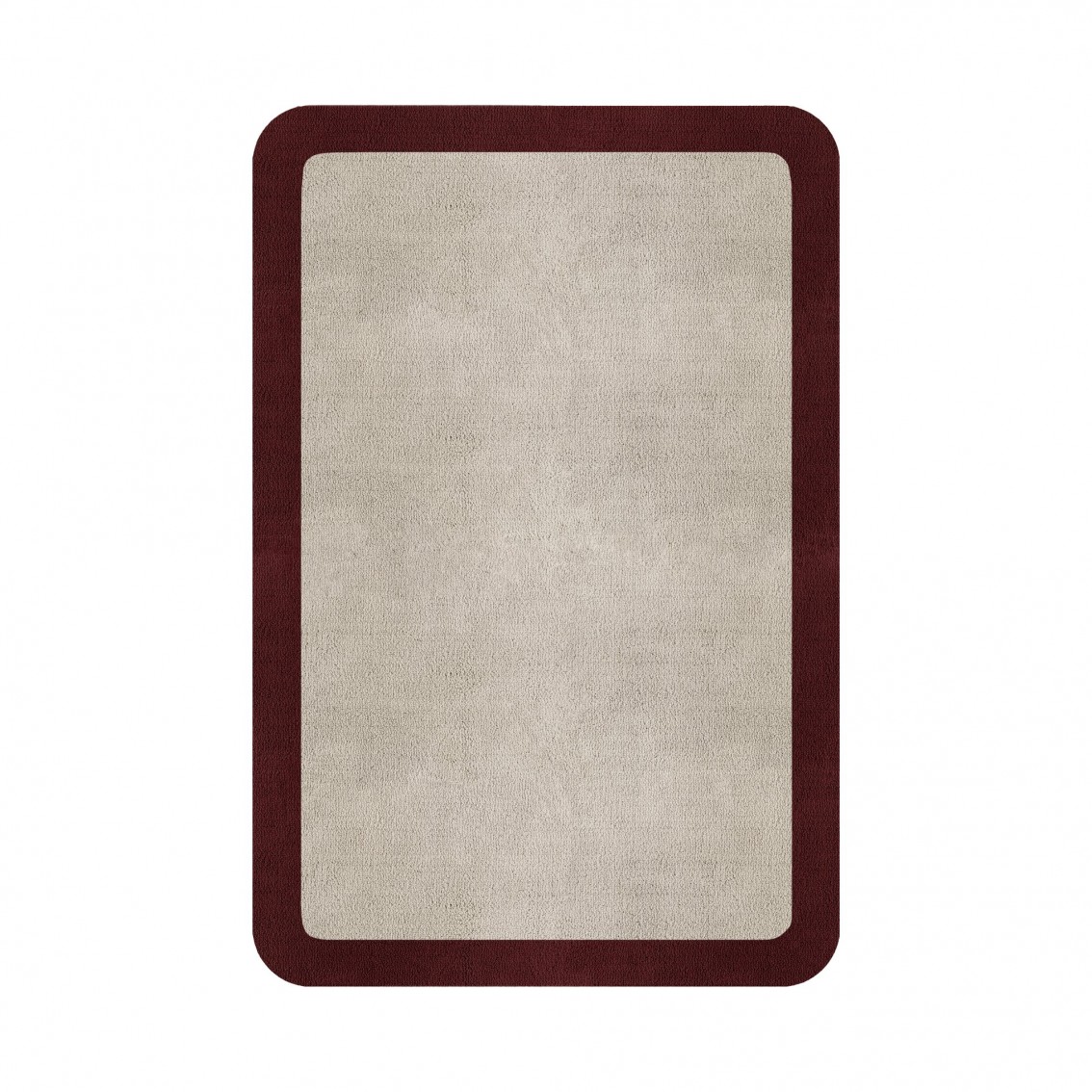 BORDER ATELIER FOG ROUNDED EDGE AREA RUG BORDER ATELIER FOG ROUNDED EDGE AREA RUG