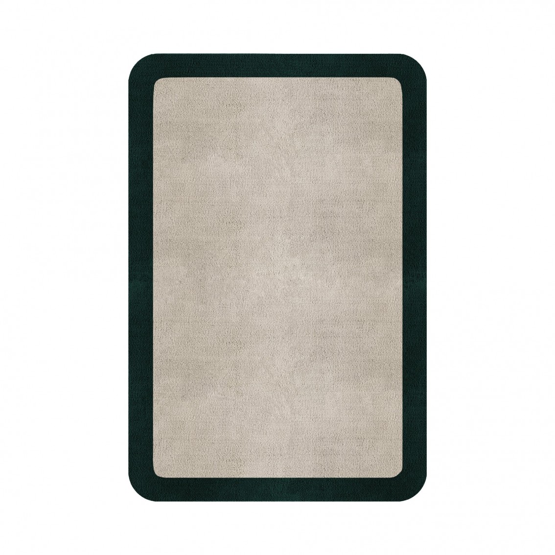 BORDER ATELIER FOG ROUNDED EDGE AREA RUG BORDER ATELIER FOG ROUNDED EDGE AREA RUG