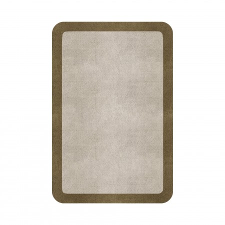BORDER ATELIER FOG ROUNDED EDGE AREA RUG