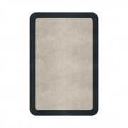 BORDER ATELIER FOG ROUNDED EDGE AREA RUG BORDER ATELIER FOG ROUNDED EDGE AREA RUG