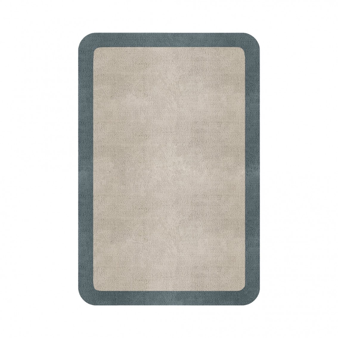 BORDER ATELIER FOG ROUNDED EDGE AREA RUG BORDER ATELIER FOG ROUNDED EDGE AREA RUG