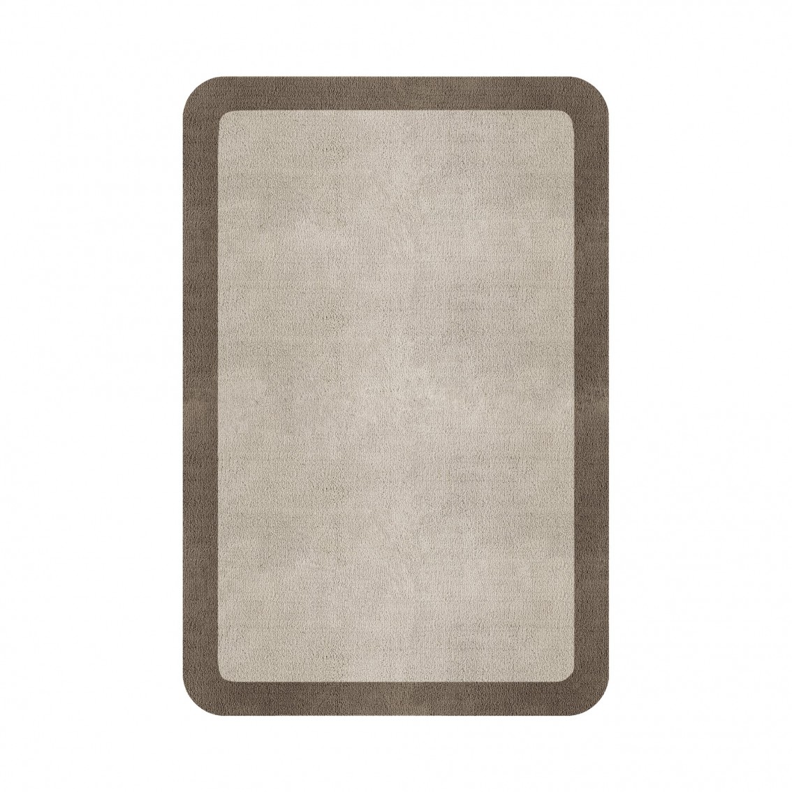BORDER ATELIER FOG ROUNDED EDGE AREA RUG
