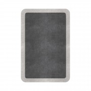 BORDER ATELIER STEEL ROUNDED EDGE AREA RUG BORDER ATELIER STEEL ROUNDED EDGE AREA RUG