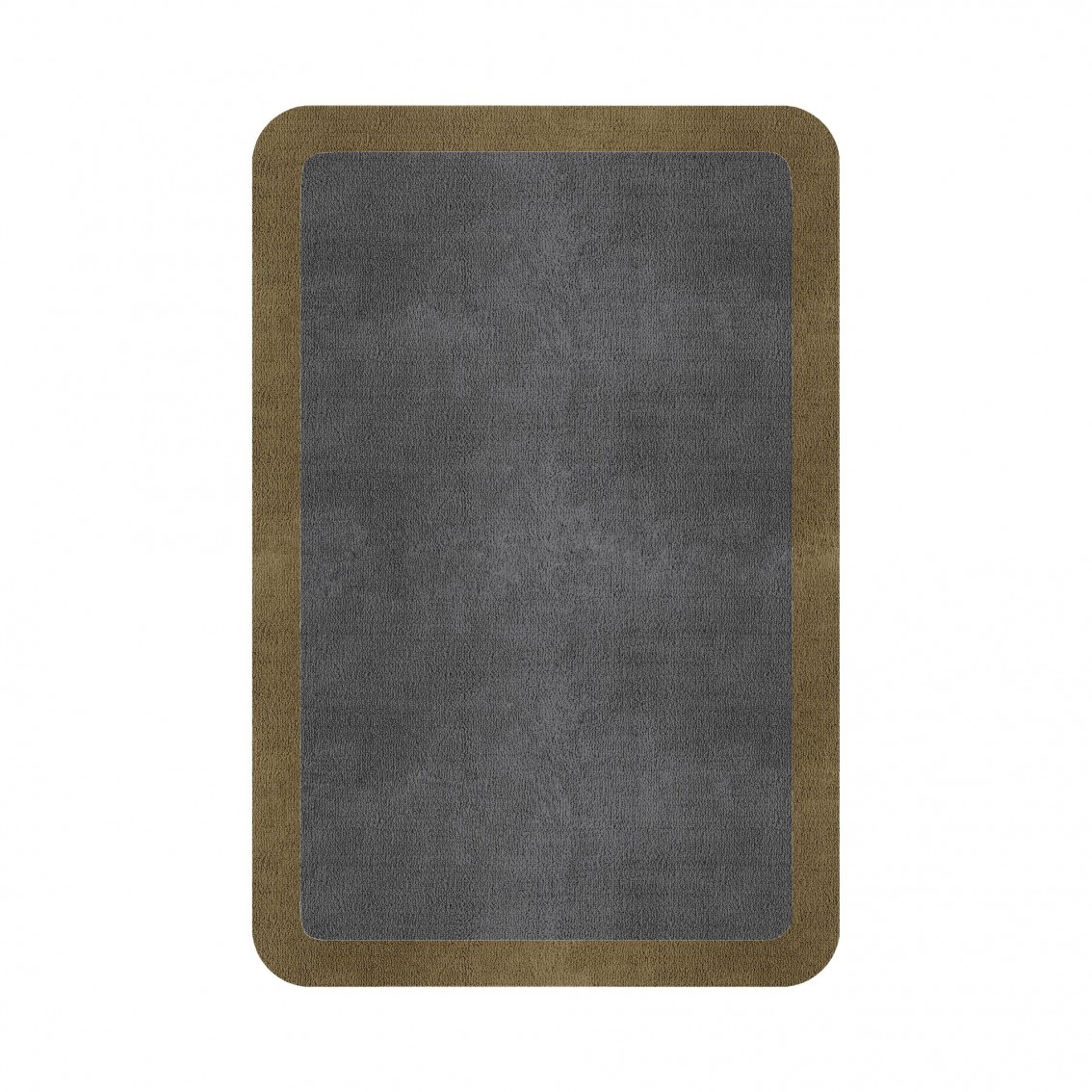 BORDER ATELIER STEEL ROUNDED EDGE AREA RUG BORDER ATELIER STEEL ROUNDED EDGE AREA RUG
