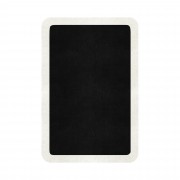BORDER ATELIER BLACK ROUNDED EDGE AREA RUG BORDER ATELIER BLACK ROUNDED EDGE AREA RUG