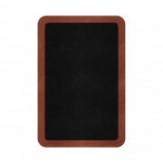 BORDER ATELIER BLACK ROUNDED EDGE AREA RUG