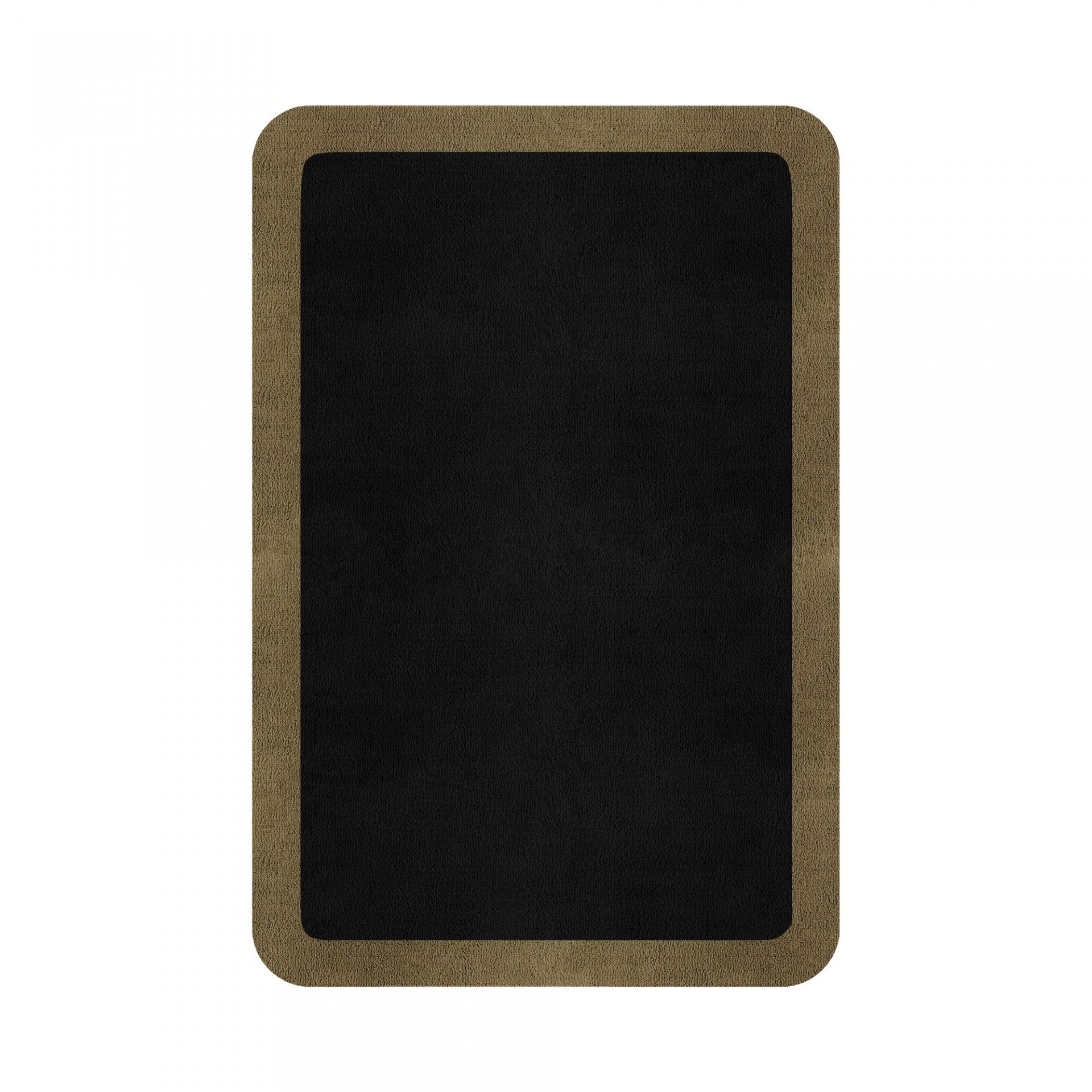 BORDER ATELIER BLACK ALFOMBRA ESQUINAS REDONDEADAS