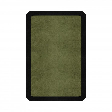 BORDER ATELIER FRESH OLIVE ROUNDED EDGE AREA RUG BORDER ATELIER FRESH OLIVE ROUNDED EDGE AREA RUG