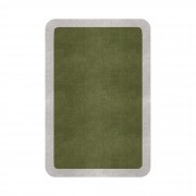 BORDER ATELIER FRESH OLIVE ROUNDED EDGE AREA RUG