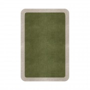 BORDER ATELIER FRESH OLIVE ROUNDED EDGE AREA RUG BORDER ATELIER FRESH OLIVE ROUNDED EDGE AREA RUG