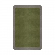 BORDER ATELIER FRESH OLIVE ROUNDED EDGE AREA RUG BORDER ATELIER FRESH OLIVE ROUNDED EDGE AREA RUG