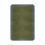 BORDER ATELIER FRESH OLIVE ROUNDED EDGE AREA RUG