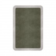 BORDER ATELIER SAGE TAUPE TAPETE CANTOS REDONDOS