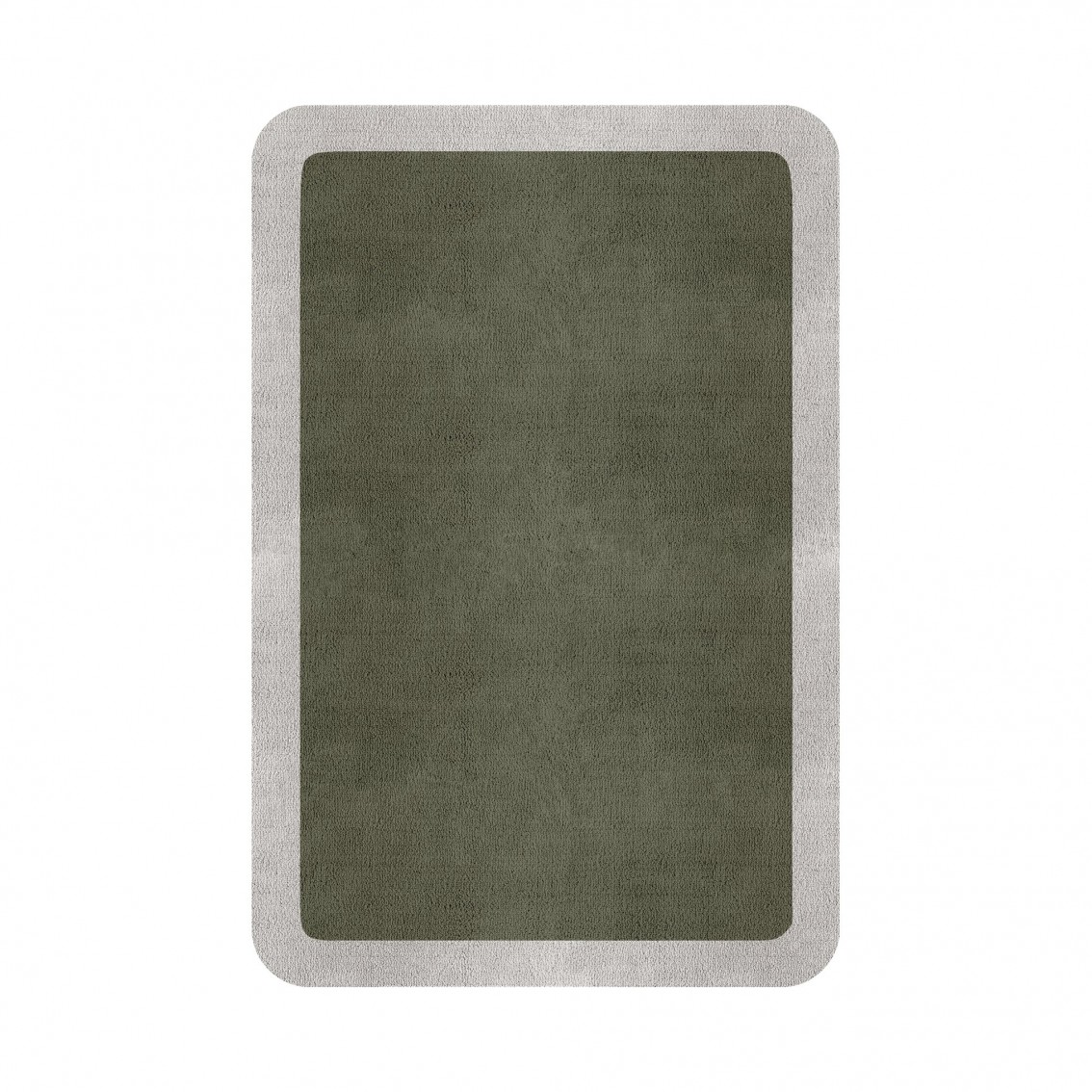 BORDER ATELIER SAGE TAUPE TAPETE CANTOS REDONDOS
