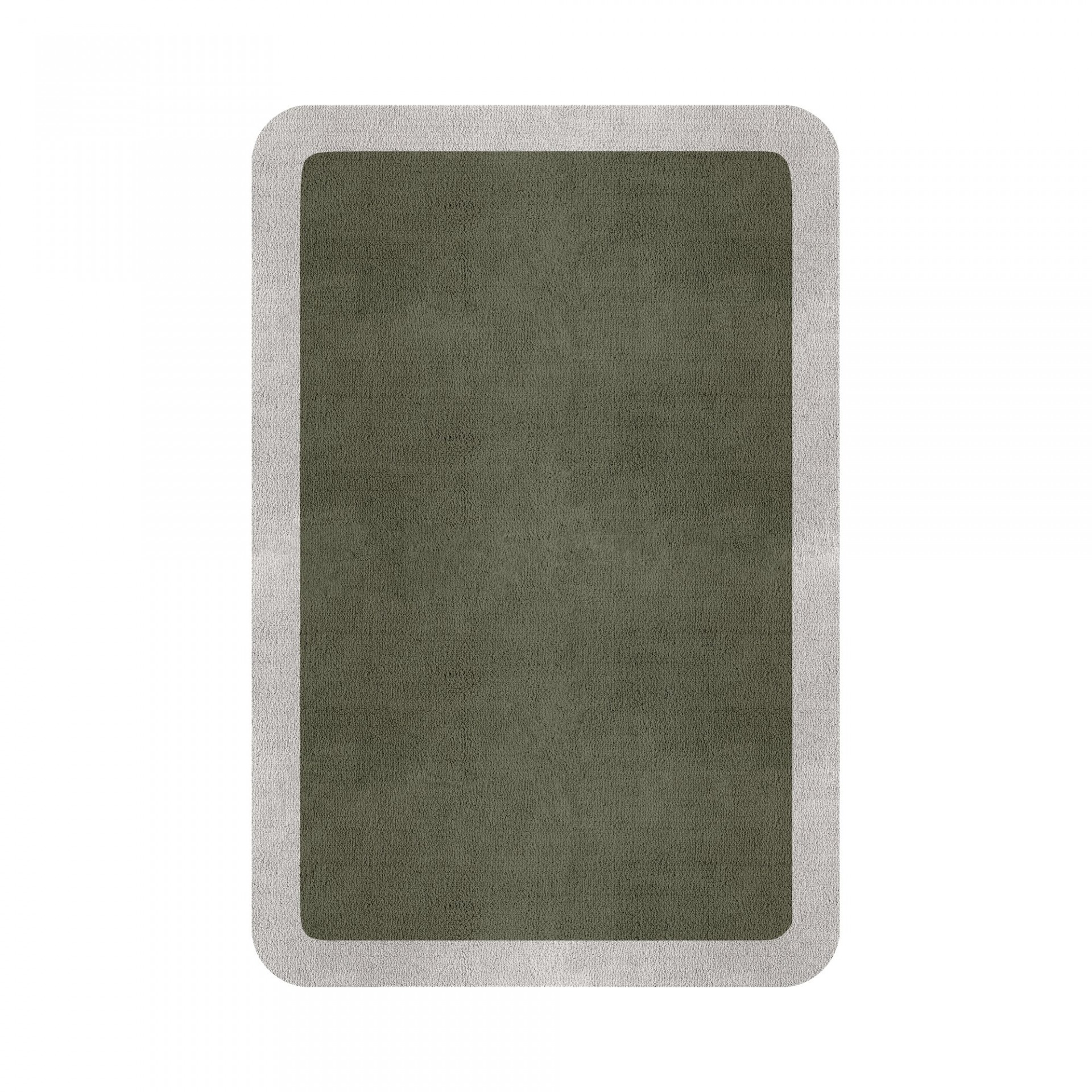 BORDER ATELIER SAGE TAUPE TAPETE CANTOS REDONDOS