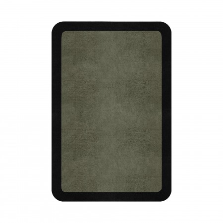 BORDER ATELIER SAGE TAUPE ROUNDED EDGE AREA RUG BORDER ATELIER SAGE TAUPE ROUNDED EDGE AREA RUG