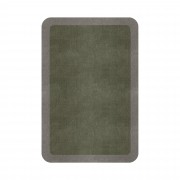 BORDER ATELIER SAGE TAUPE ROUNDED EDGE AREA RUG BORDER ATELIER SAGE TAUPE ROUNDED EDGE AREA RUG