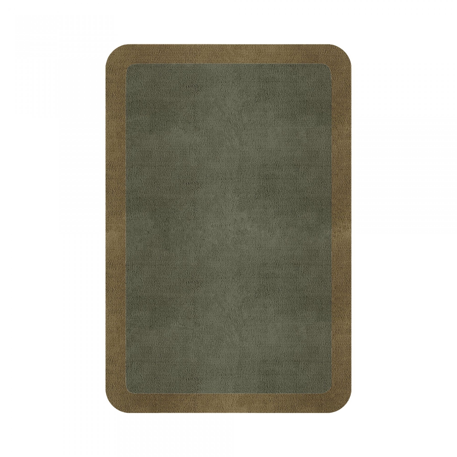 BORDER ATELIER SAGE TAUPE TAPETE CANTOS REDONDOS